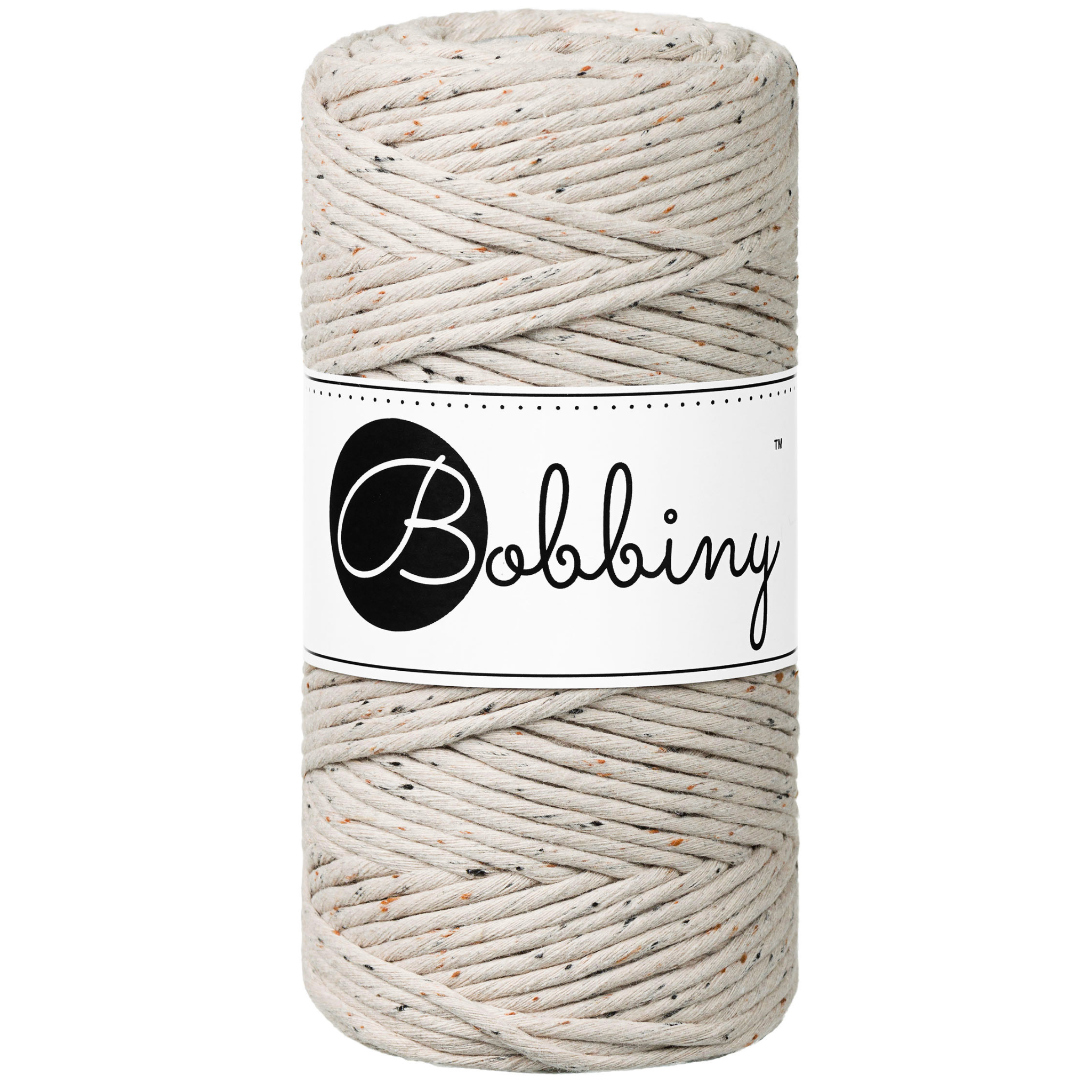 Corde peignée 3mm Bobbiny 100 m – Fil coton macramé naturel