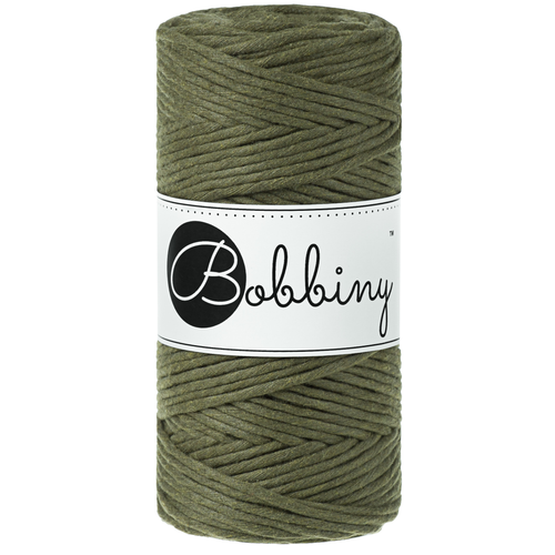Corde peignée 3mm Bobbiny 100 m – Fil coton macramé naturel