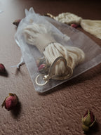 KIT DIY porte clé cœur - corde peignée 𖹭