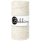 Corde peignée 3mm Bobbiny 100 m – Fil coton macramé naturel