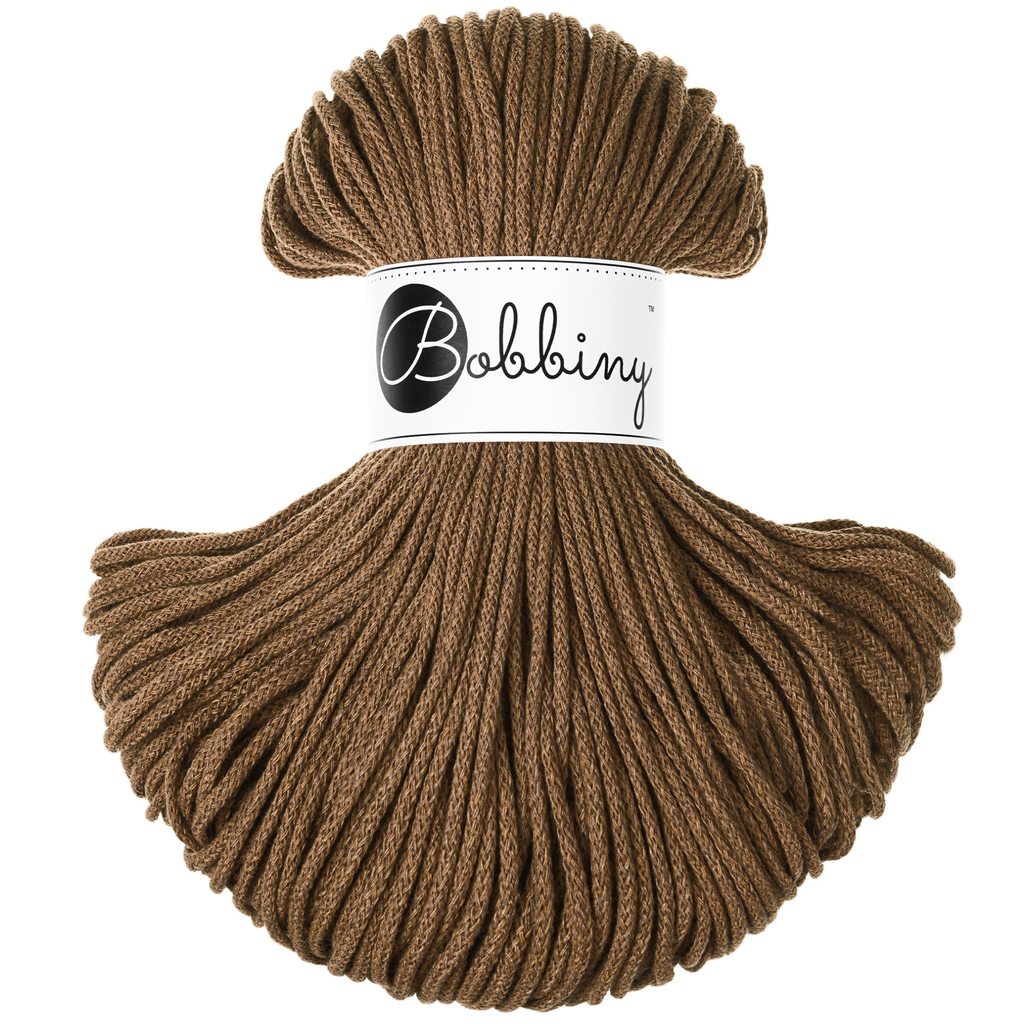 Fil tressé 3mm Bobbiny 100 m – coton pour macramé et crochet