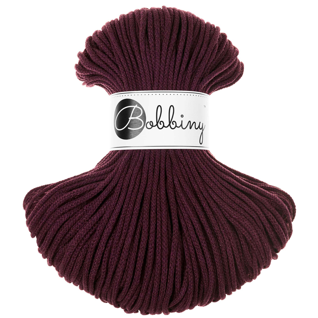 Fil tressé 3mm Bobbiny 100 m – coton pour macramé et crochet