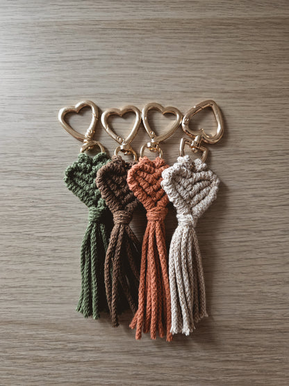 Porte clé cœur 𖹭