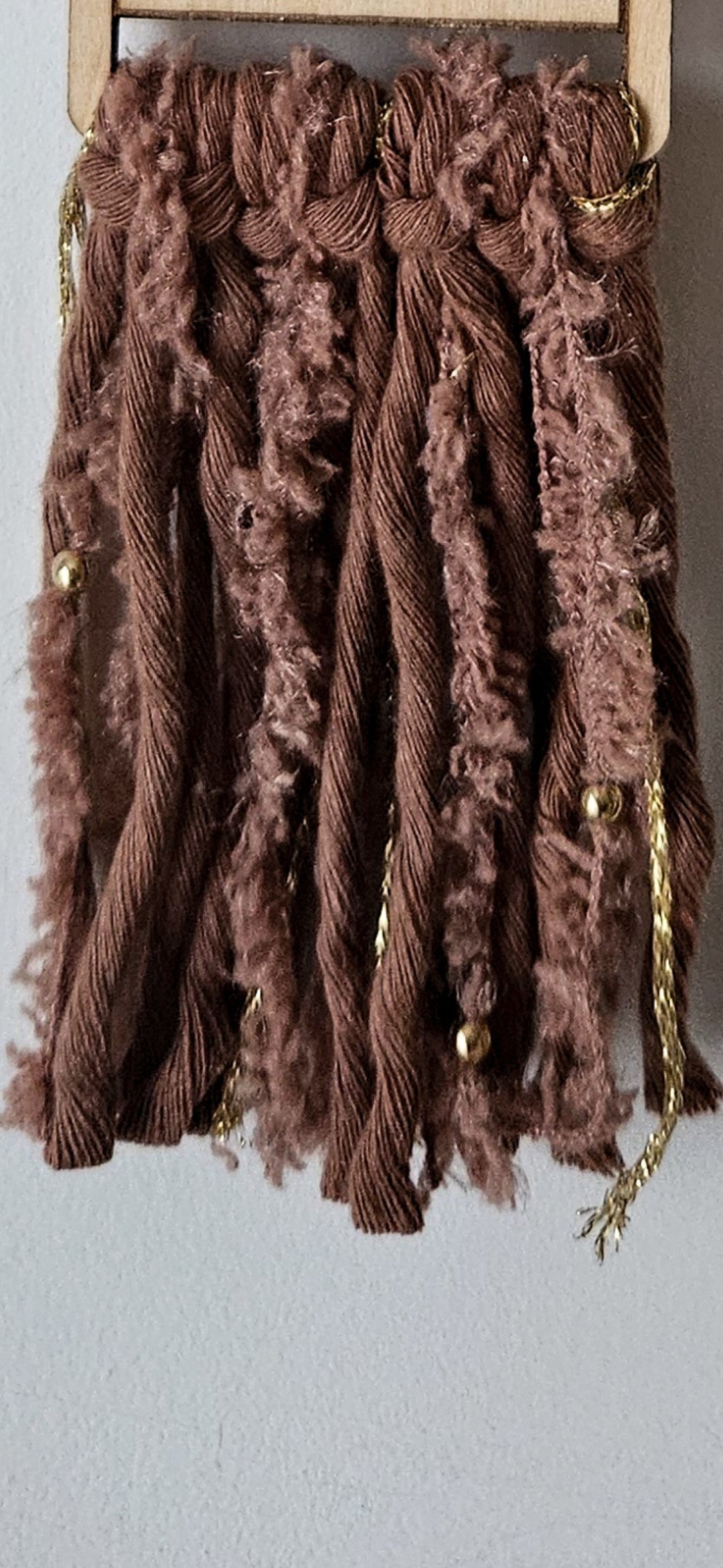 Talisman Papillon en Bois & Macramé – Je crois en moi