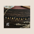Collier Talisman en Macramé & Pierres Naturelles (ras de cou)