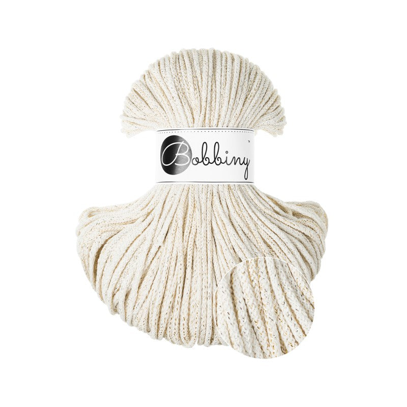 Fil tressé 3mm Bobbiny 100 m – coton pour macramé et crochet