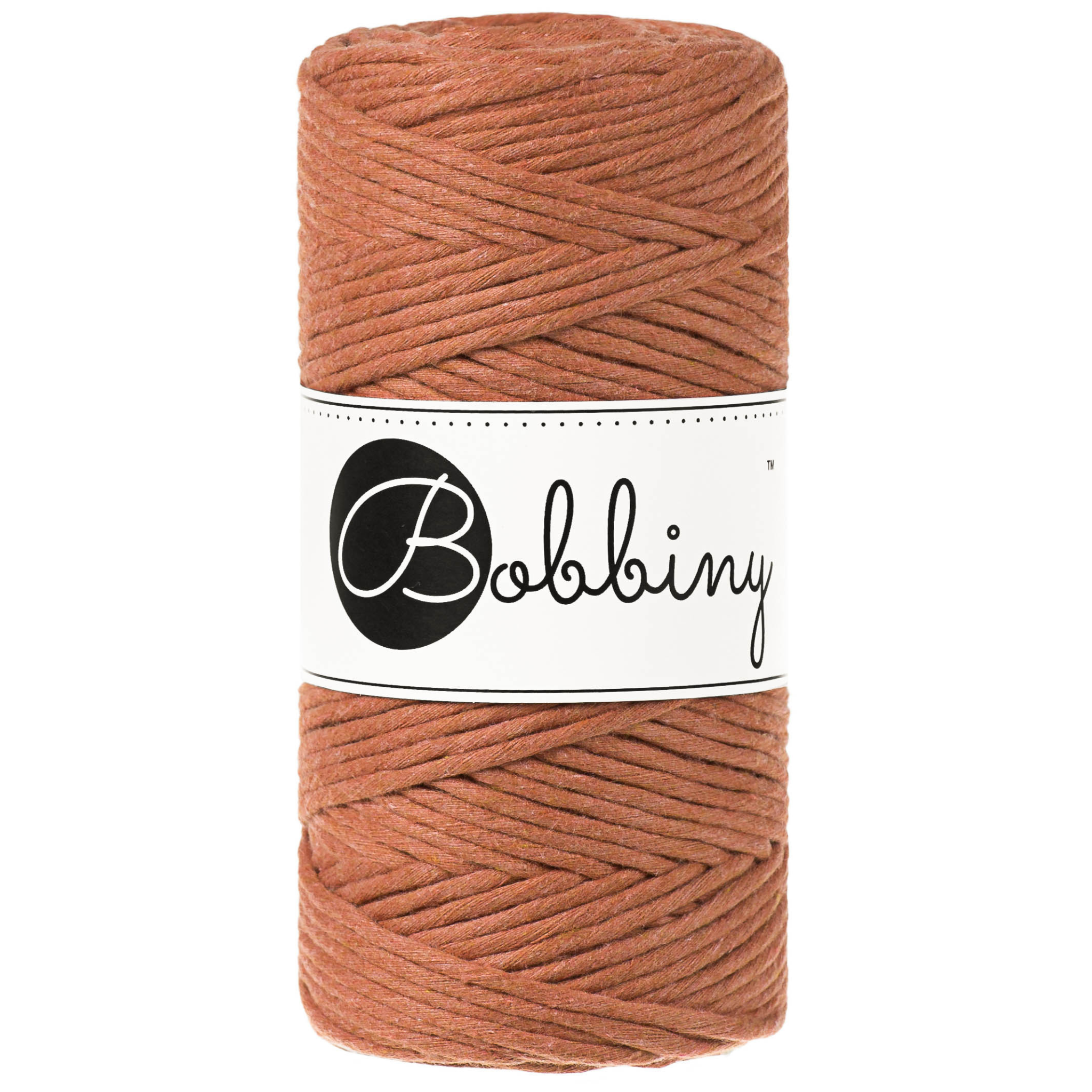Corde peignée 3mm Bobbiny 100 m – Fil coton macramé naturel
