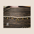 Collier Talisman en Macramé & Pierres Naturelles (ras de cou)